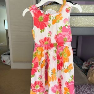 Girl Janie and Jack Summer Floral Dress sz 5